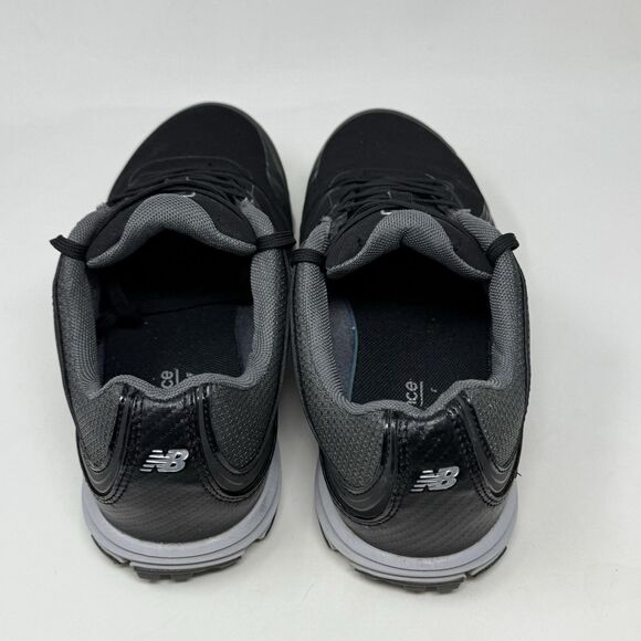 New Balance Minimus Spikeless Golf Shoes Mens 8 2E Wide Black Gray Waterproof - Picture 9 of 15